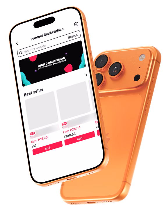 Telefony z otwartym TikTok Shop i marketplace produktów