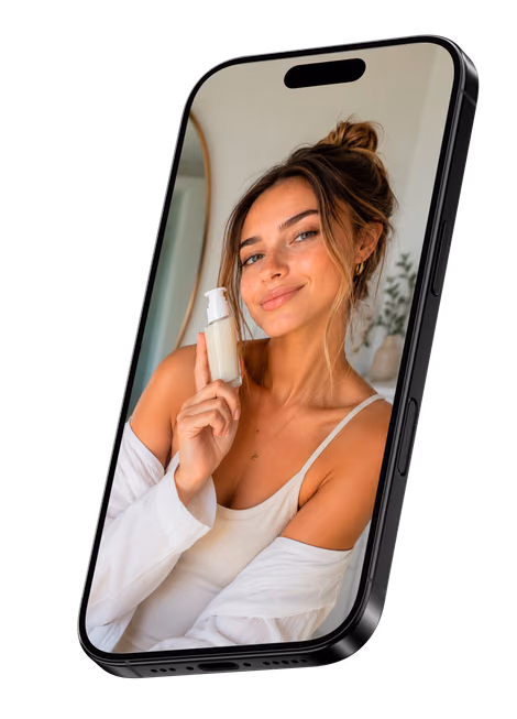 Telefon z aplikacją TikTok Shop